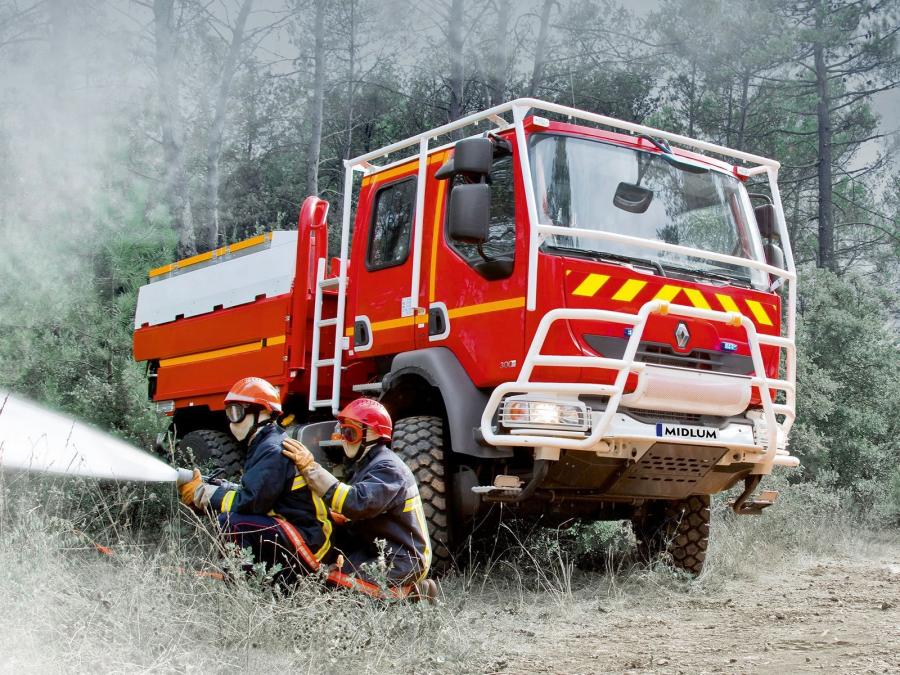  Renault Midlum Crew Cab 4x4 Firetruck 2006 года  (фото 4 из 12)